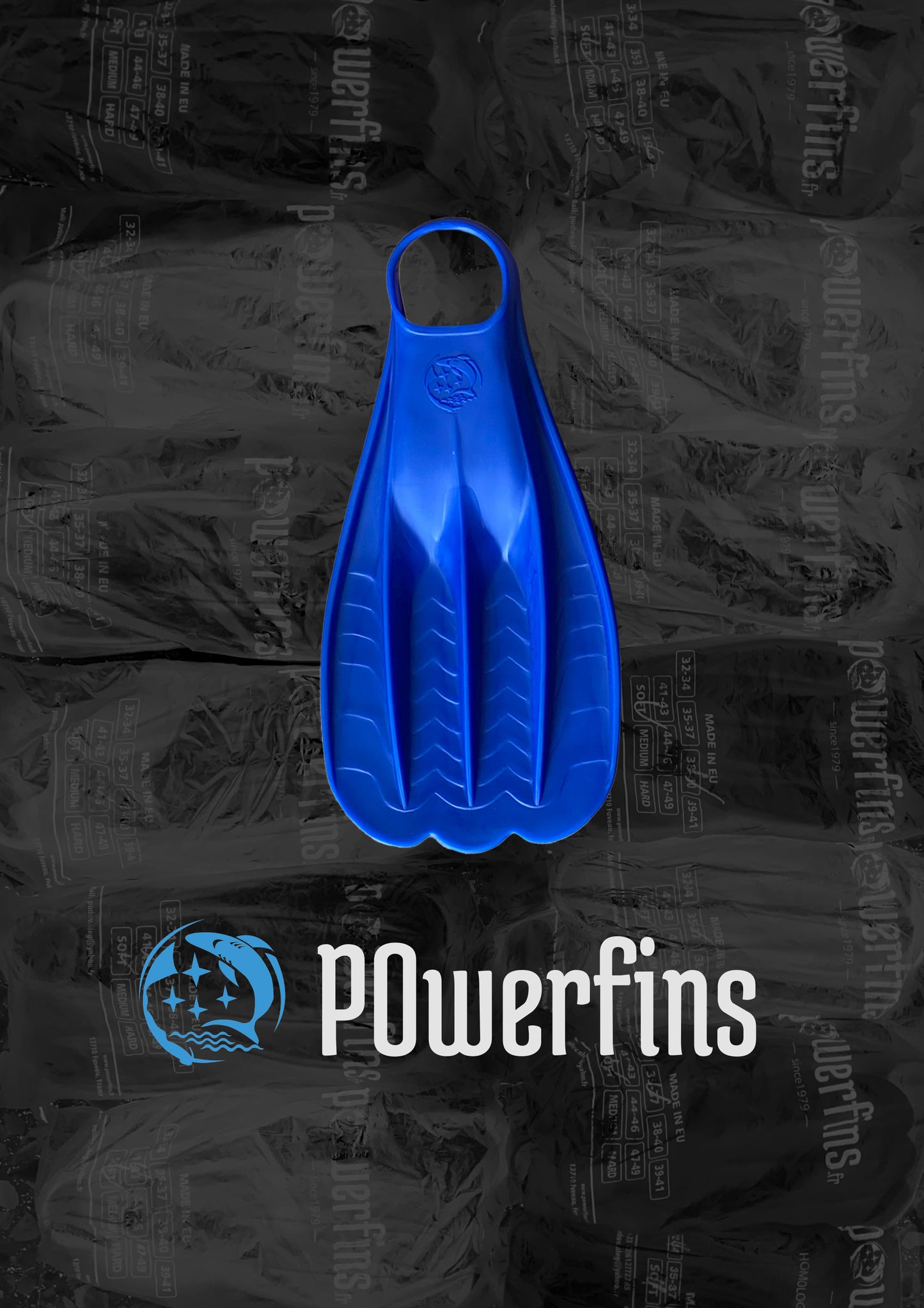 Pinne Powerfins omologate CMAS per allenamento nuoto pinnato e gare fipsas