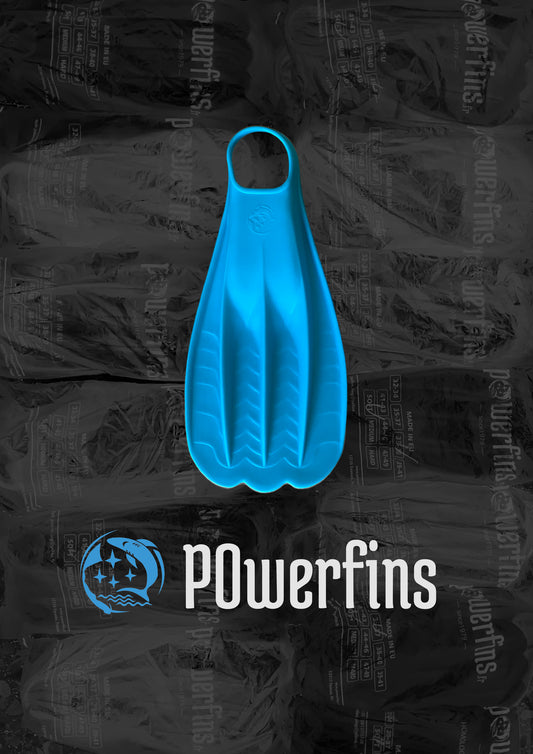 Pinne Powerfins omologate CMAS per allenamento nuoto pinnato e gare fipsas