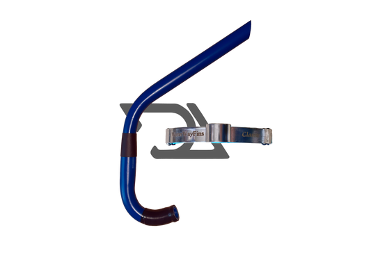 Snorkel frontale idrodinamico per apnea, nuoto e triathlon. Conforme alle norme CMAS, ideale per allenamenti tecnici in superficie